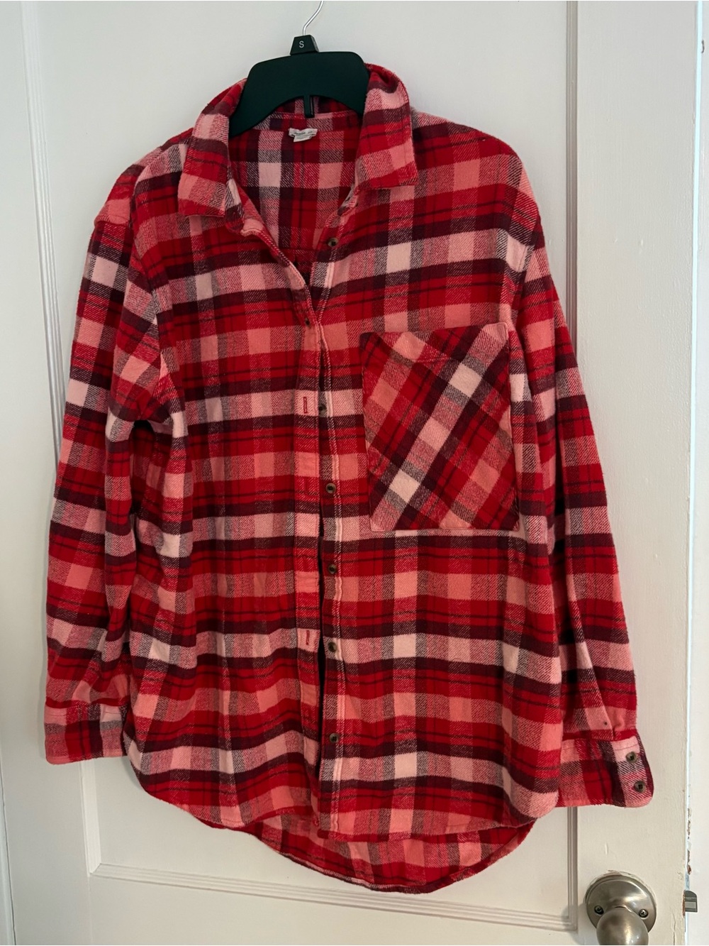 Aerie Oversized Red Shacket